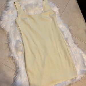 Forever 21 Light Yellow Mini Dress Size Small